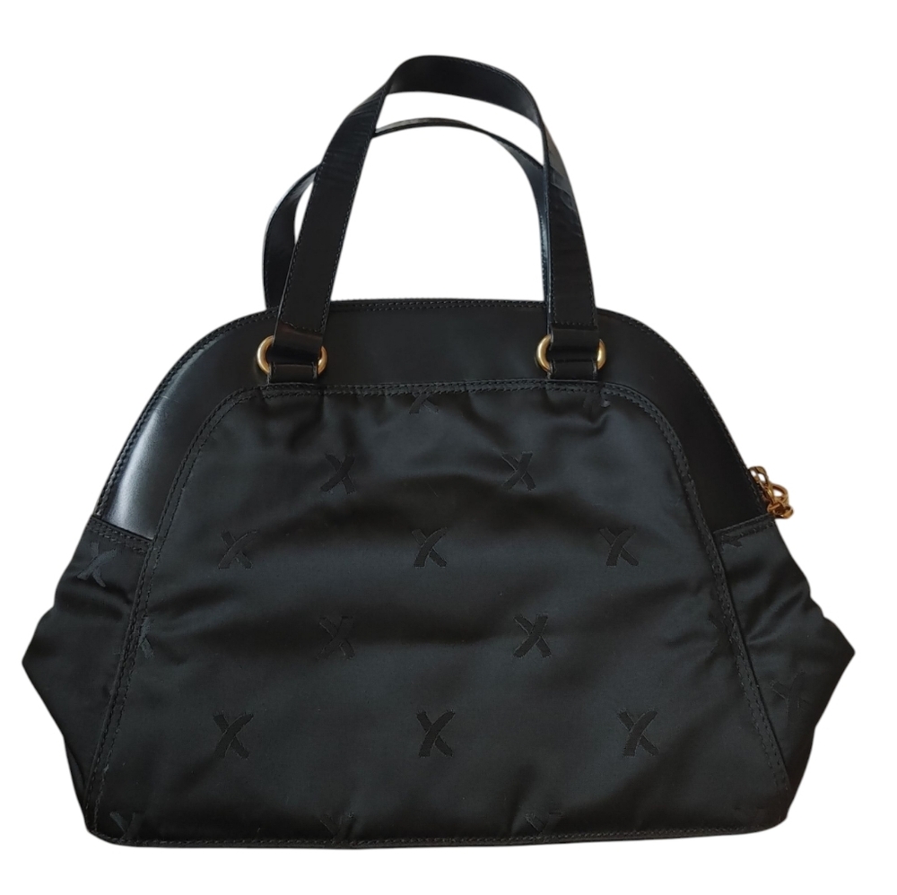 Paloma Picasso Small Nylon & Leather Handbag - Picture 2 of 16